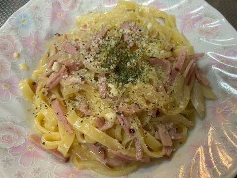 *フィットチーネのカルボナーラ*